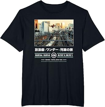 Japanese Tokyo Aesthetic Art Streetwear Retro Graphic Tee T-Shirt