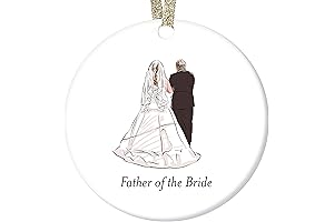 DIGIBUDDHA Father of the Bride Ornament Gift Daddy's Little Girl Daddy Daughter...