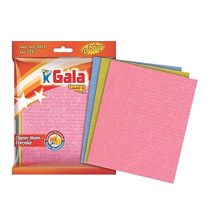 Gala Sponge Non-Stick Wipe (Pack of 3) (148994)