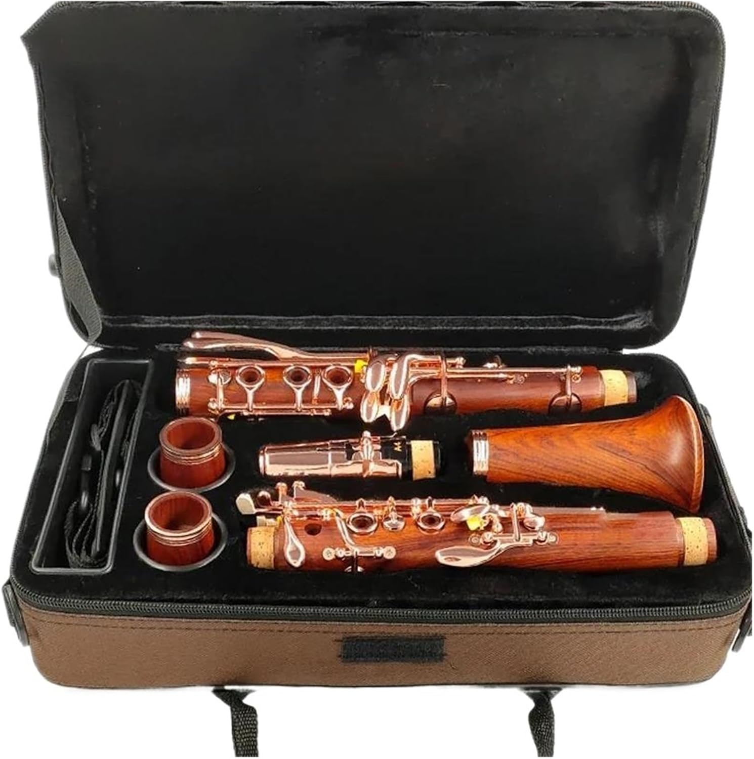 Rosewood Professional Clarinet Rose Gold Plated Keys