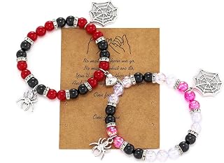 Matching Bracelets For Best Friends Spider Couples Relationship Bff Matching Bracelets For Bf And Gf Friendship Bracelets For 2 Best Friends Halloween Bracelets