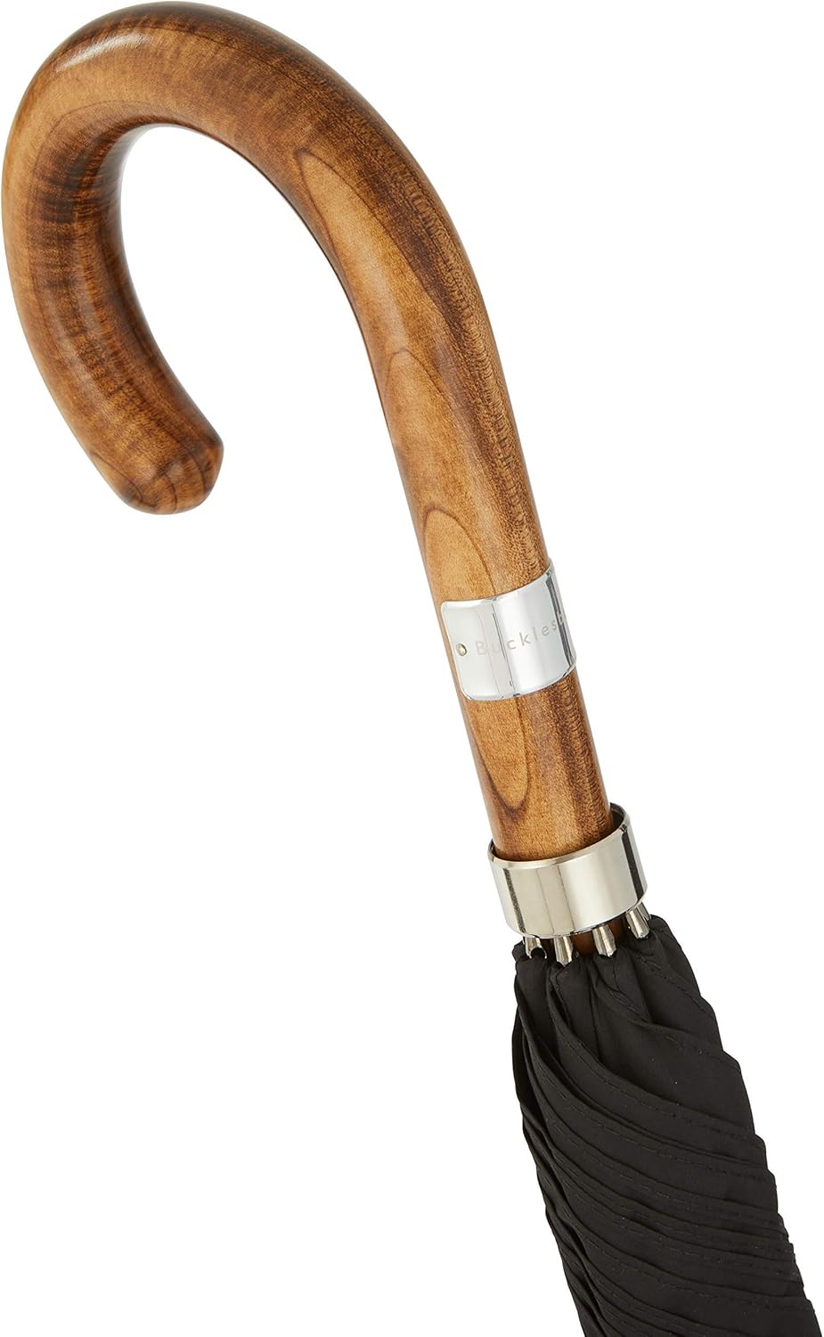 Classic English Umbrella in Black - Image 3