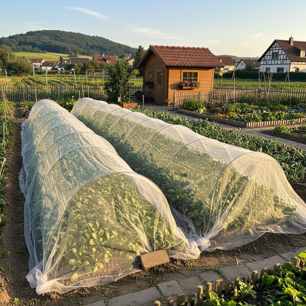 3X10M Gartenschutznetz Gemüsenetz,Feinmaschiges Gemüseschutznetz,Garten Insektenschutznetz Pflanzenschutznetz für Beschützen Pflanzen Gemüse Obst Blumen,zum Effektiven Schutz vor Schädlingen