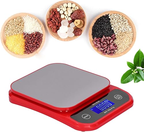 Miniatura 5 de Báscula electrónica LCD báscula de alimentos báscula de cocina WH-B28 22.0 lbs0.04 oz LCD báscula de cocina electrónica digital medida de pesaje uso