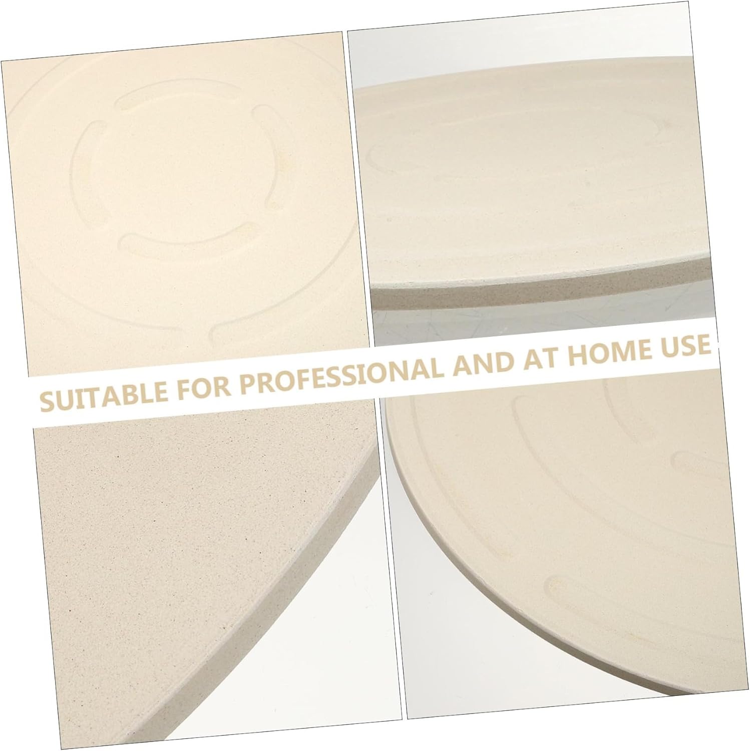 ABOOFAN 1Pc Cordierite Pizza Baking Thermal Shock Resistant Baking Tool for Home Professional Pizza Grilling Pan for Even Heating for Pizza