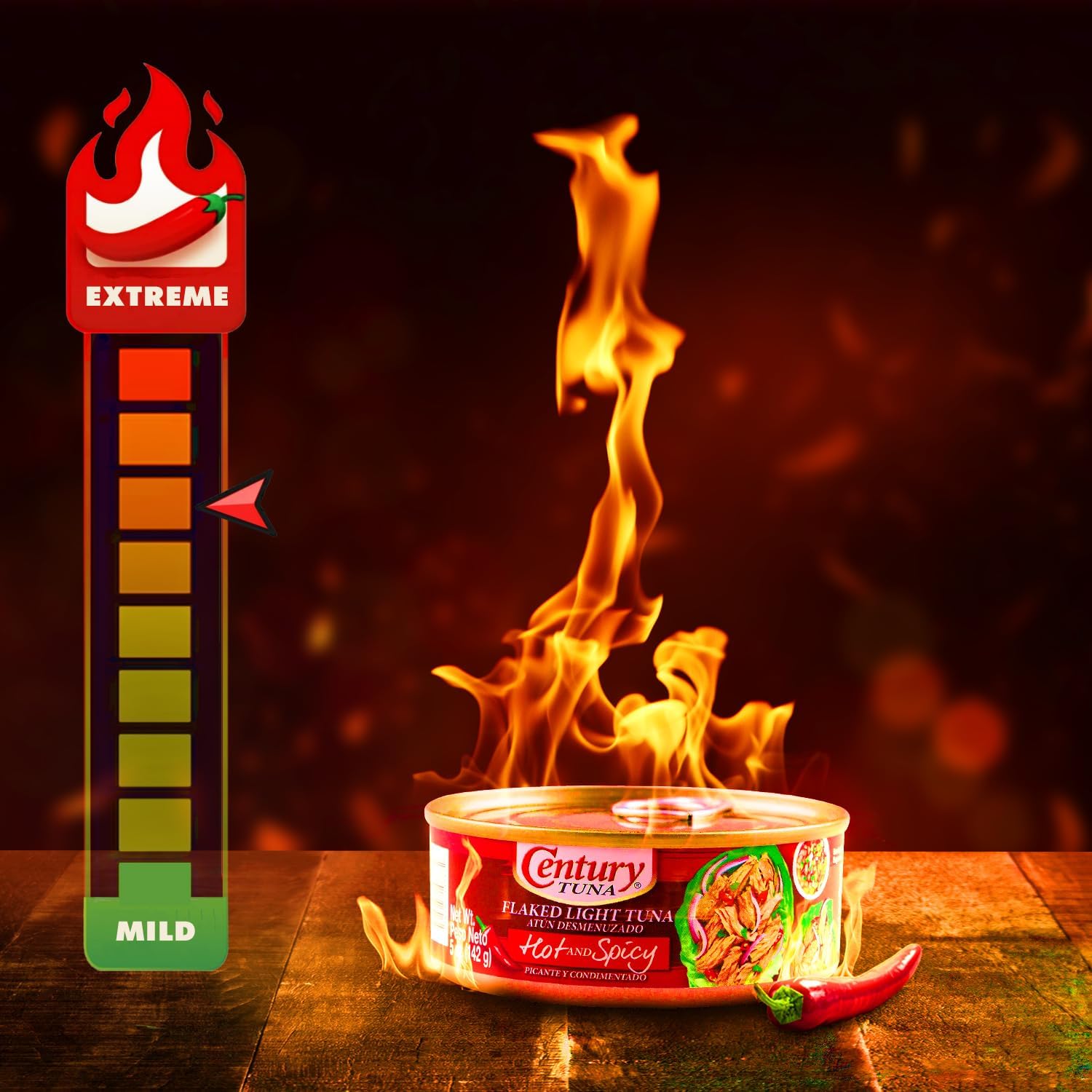 Tuna Hot and Spicy, 4.9 Ounce ()