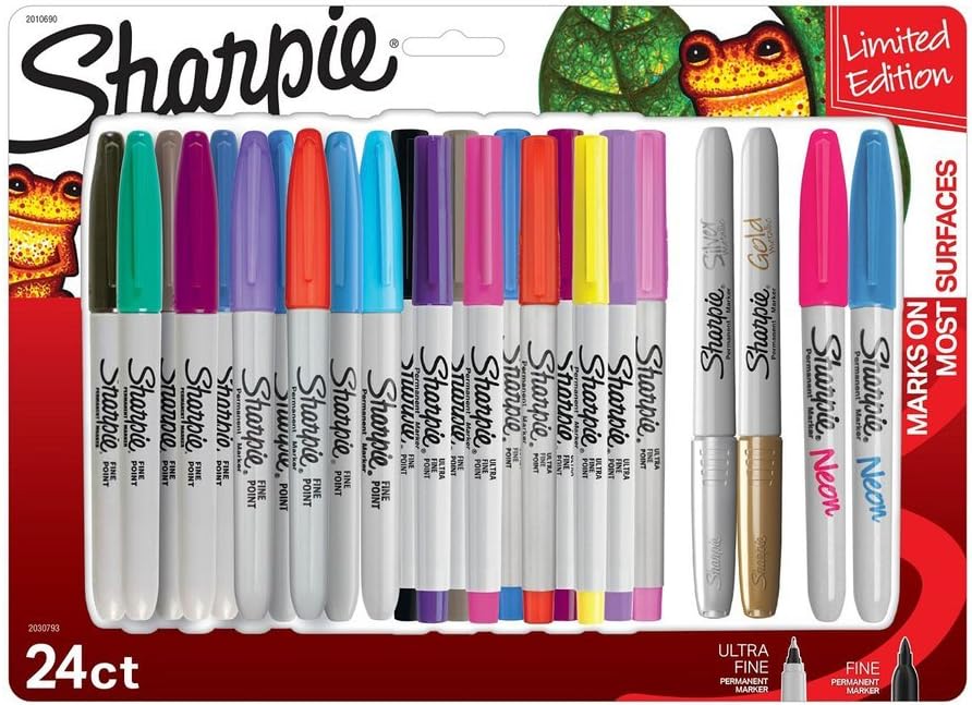 Sharpie Permanent Marker, Multi Color (Set of 24)