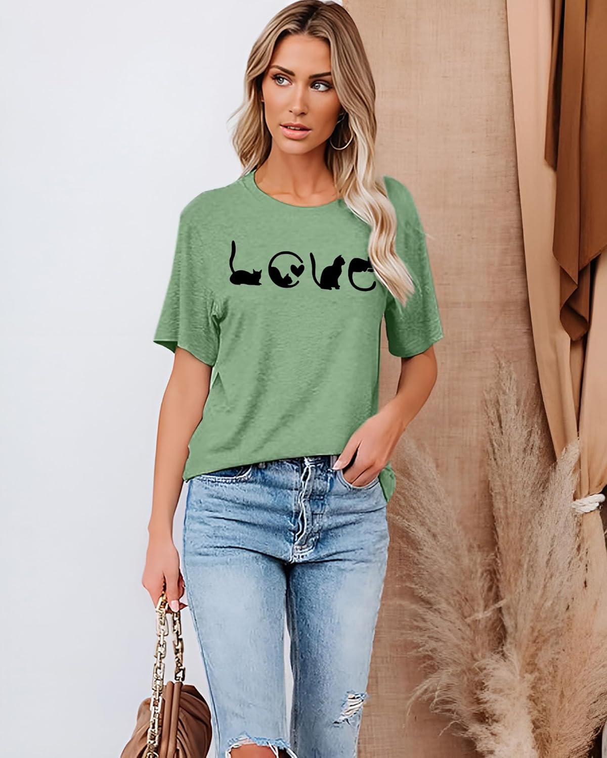 LAZYCHILD Cat Mom Shirts for Women Cat Mama T-Shirts Pet Lover Gifts Shirts Funny Cat Graphic Tees Shirts - Image 2