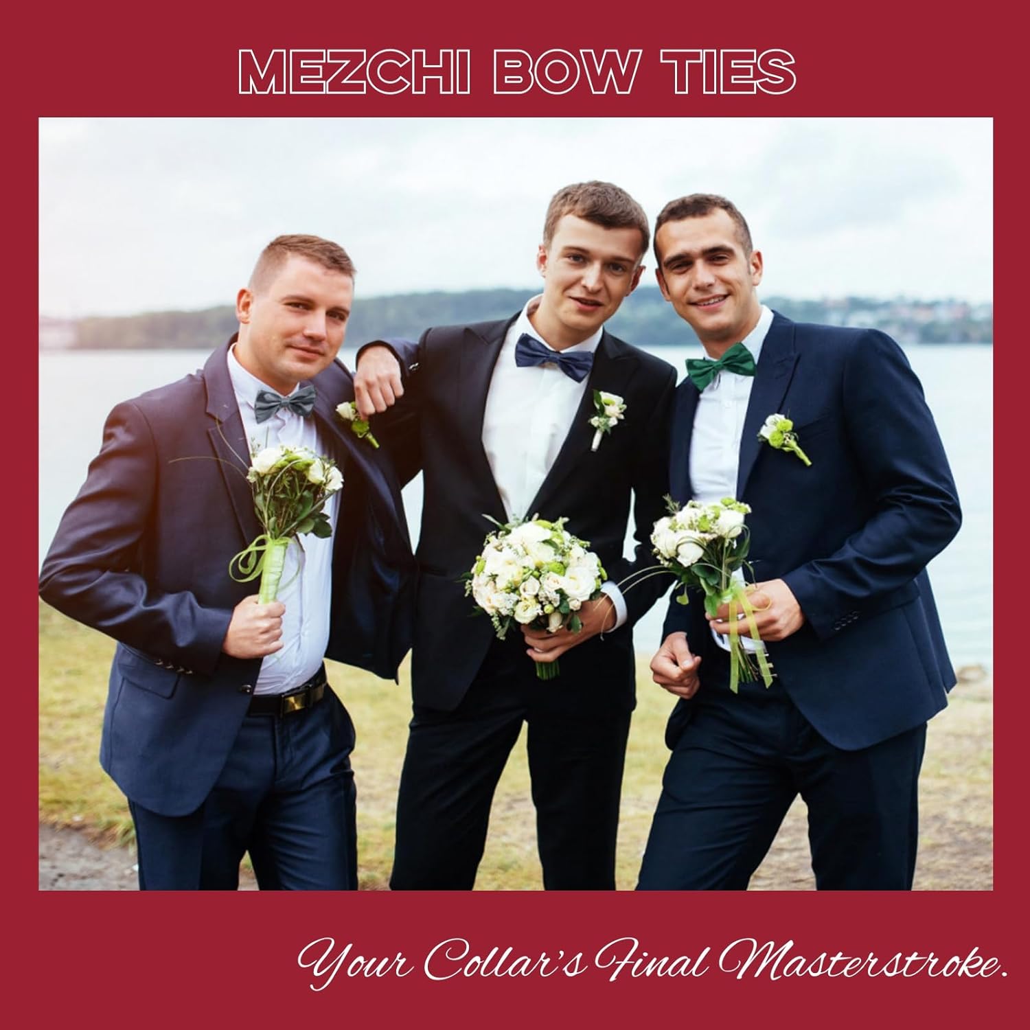 24 Pack Pre Tied Bow Ties, Solid Color Mens Bow Tie for Boys, Adjustable Clip On Bow Ties for Men, Boys Costume, Wedding Celebration, 24 Colors - Image 6