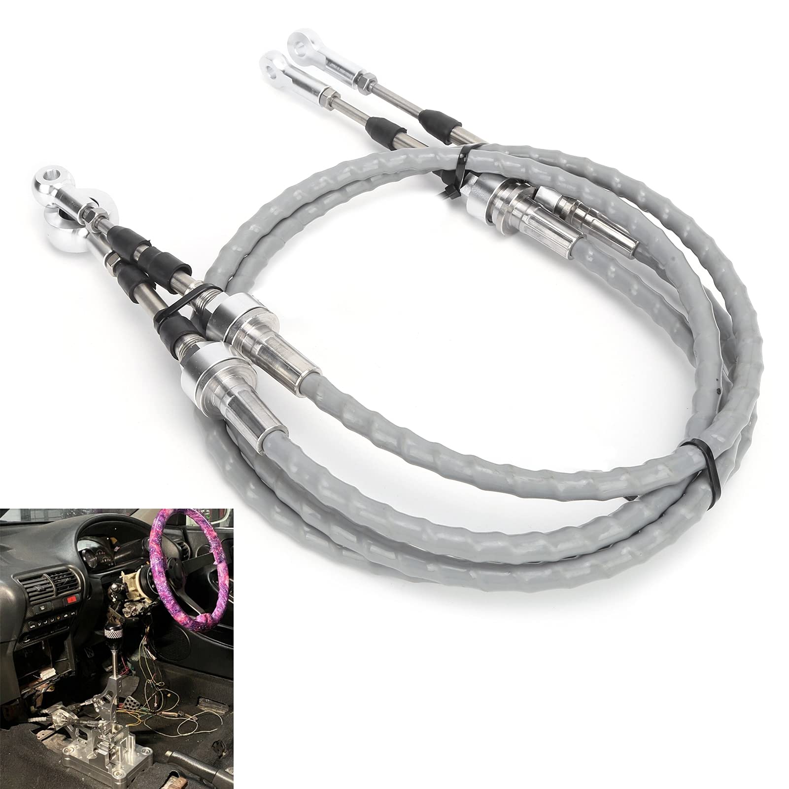 Shifter Cable, Trans Bracket Stainless Steel Flexible for Repair