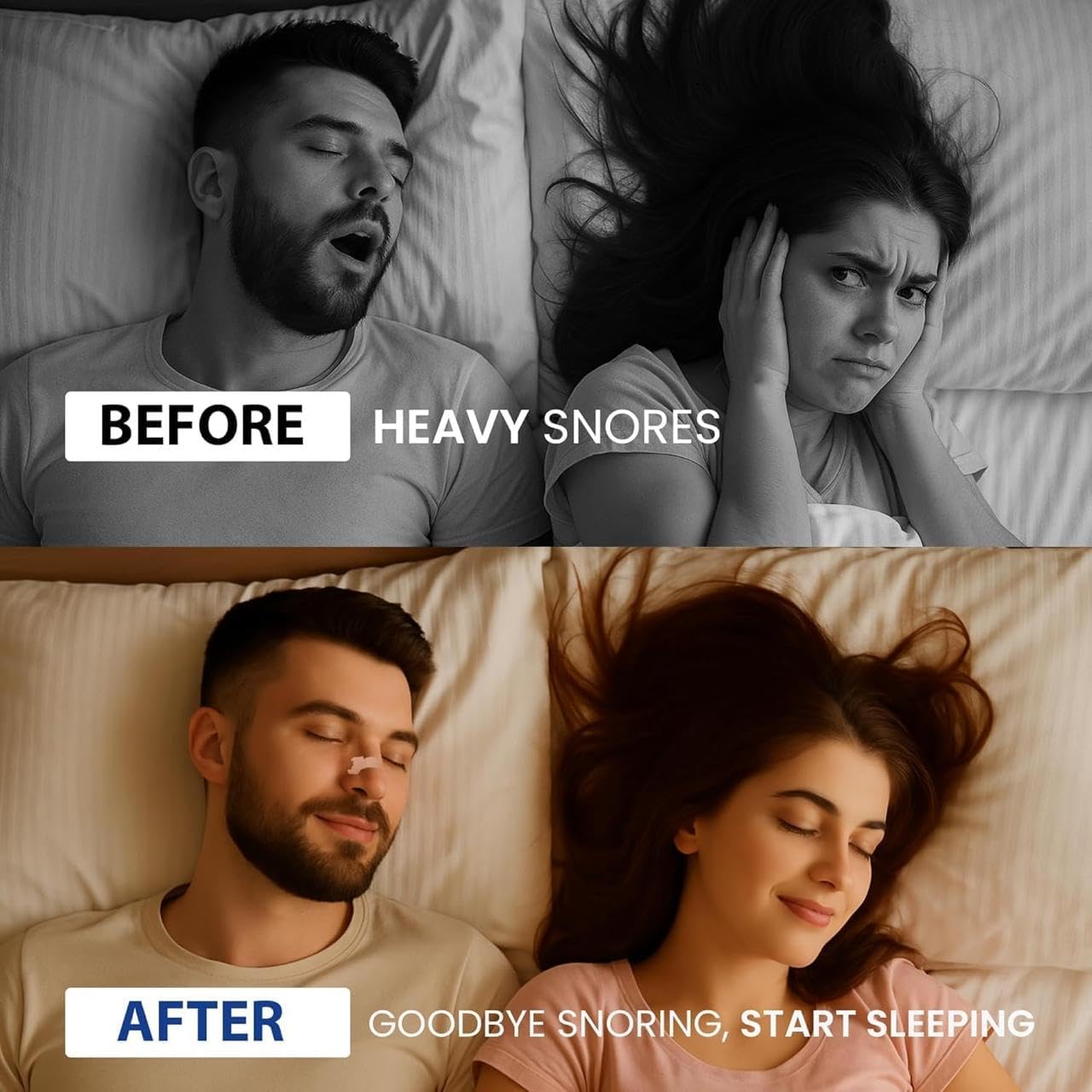 Breathing Nasal Strips - ( 30 Count ) Breathe Right Nasal Strips for Snoring, Extra Strength Beige Nasal Pureflow Breathing Strips to Improve Sleep, Instant Nasal Congestion Relief Caused by Good Breath Colds & Allergies — Amazon image 6