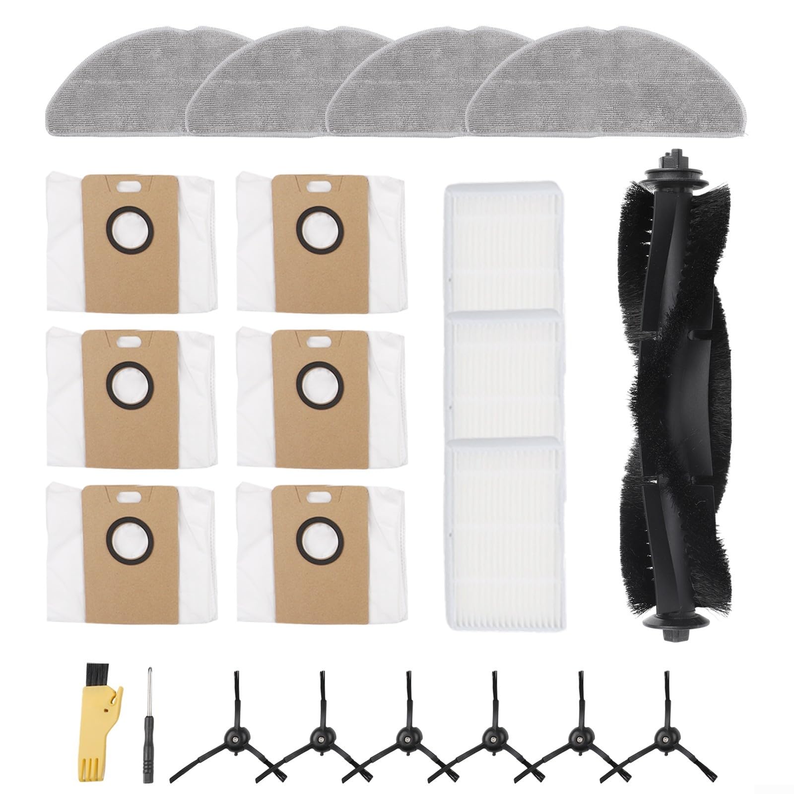 Pack Tapo RV20 Max comprenant brosse principale filtres lavables et grands sacs