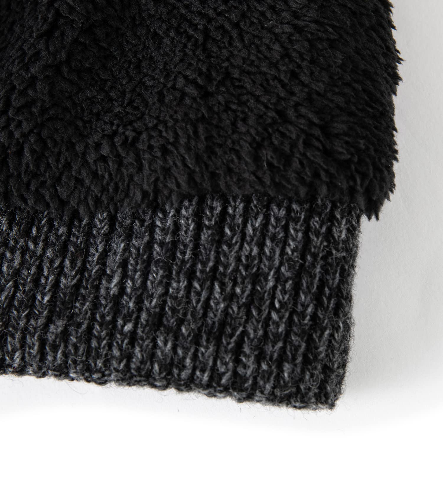 Lallier Winter 3pcs hommes laine chapeau écharpe écran tactile gants ensemble, bonnet chaud tête de mort écharpe thermique gant ensemble pour hommes