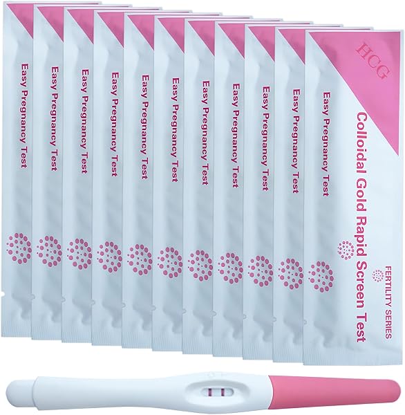 11 Pcs Test De Grossesse PréCoce Teste De Grossesse,Haute Sensibilité,DéTection Rapide,PréCise Et Fiable,EmballéE Individuellement,Compacte Et Portable,Meilleure CompréHension De Votre Propre éTat - 1