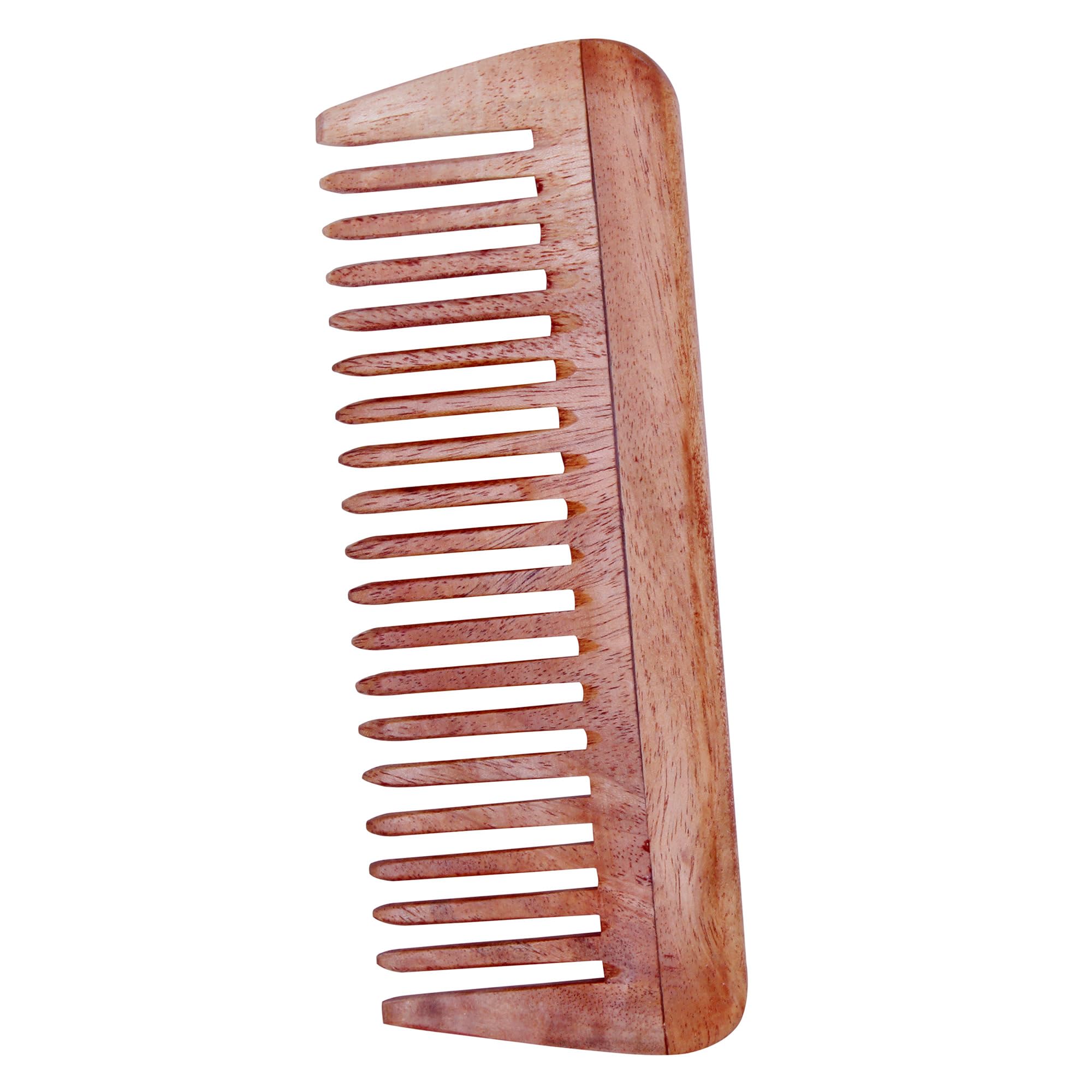 THE Unltd India Handmade Neem Wooden Comb, Brown, 6