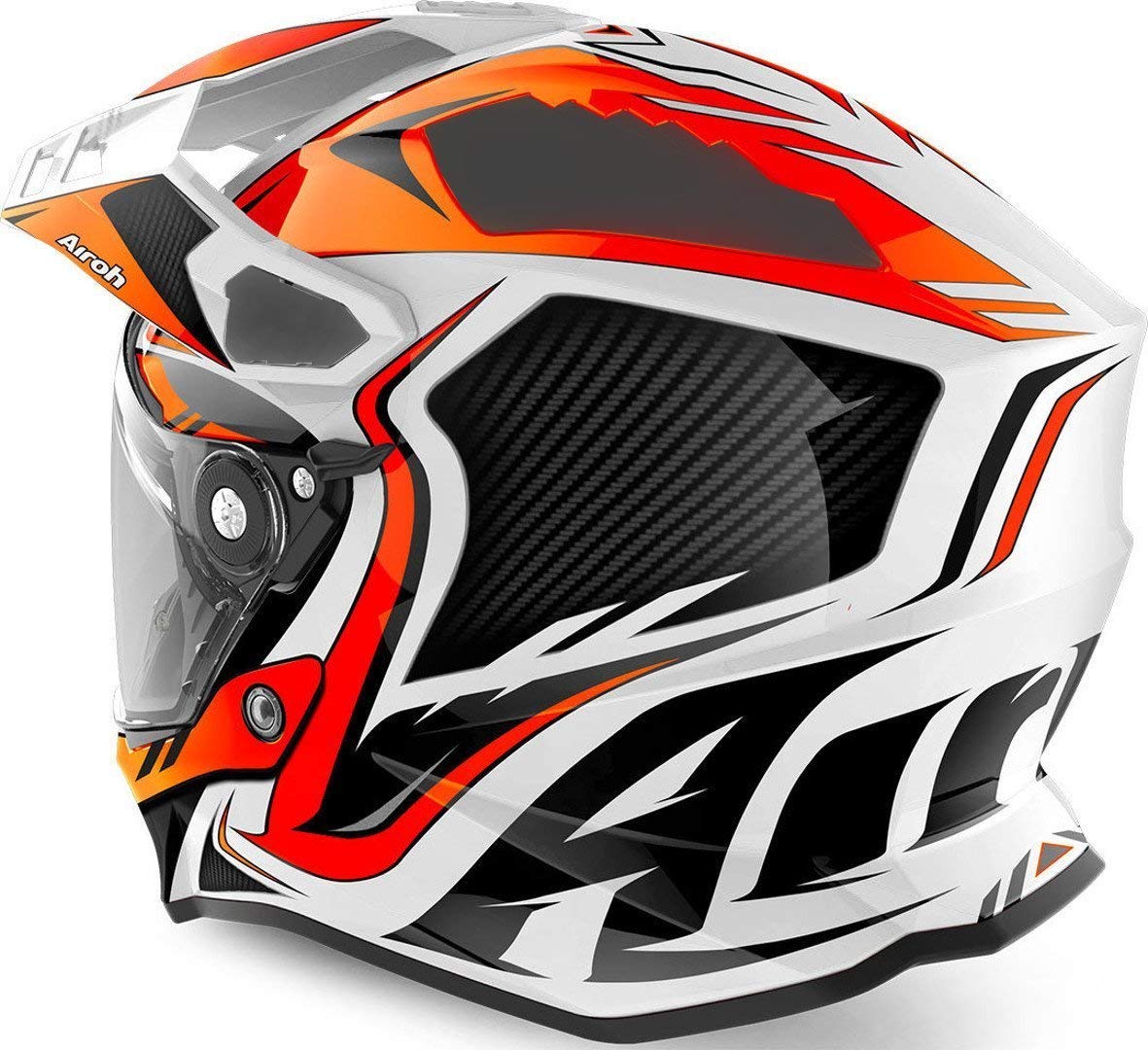 Casco Airoh Commander 2 Mavick Naranja Mate