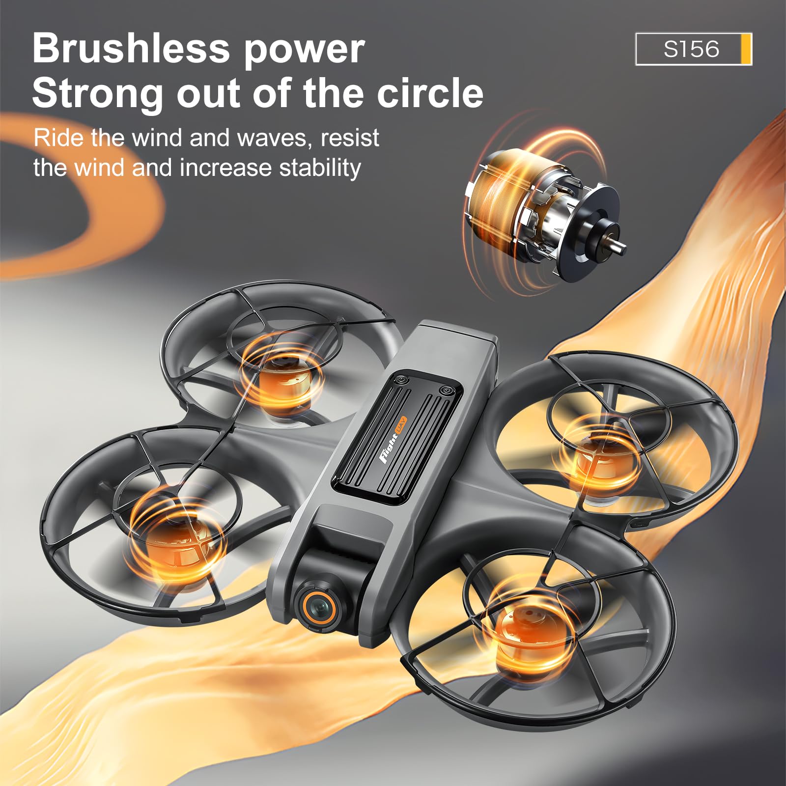 Drone con Cámara, Control Remoto de Pantalla de 4,5 Pulgadas, Tarjeta SD | ﻿ Juguete Volador con luz Nocturna LED, Cámara Ajustable de 90°, 2 Baterías, Adecuado para Adultos y Principiantes