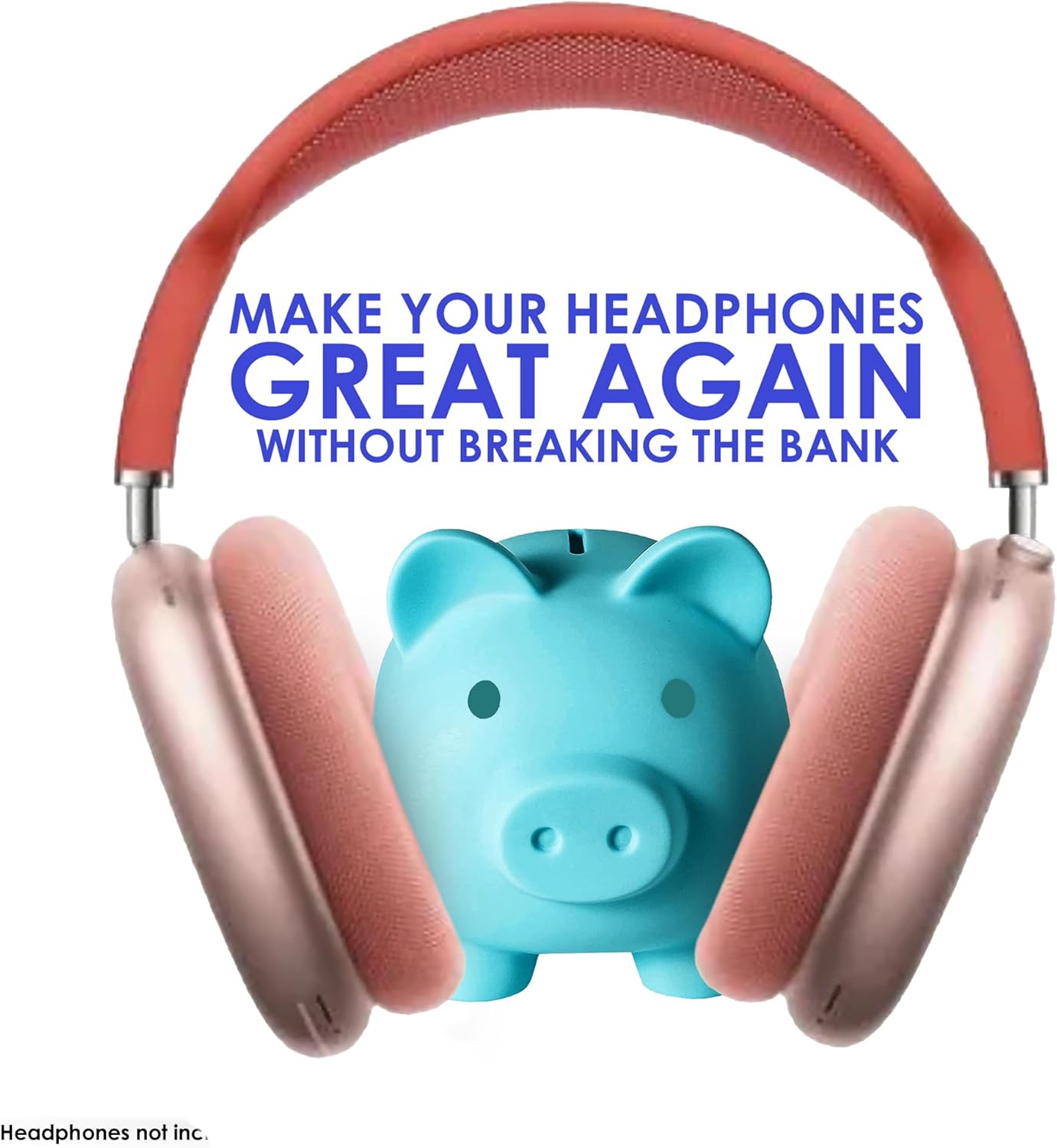 AHG Accessory House Global Upgraded Replacement air pods max Ear Cushions Pads Compatible with Apple AirPods Max Headphones (Pink). Silicone Lined Mesh/High-Density Foam/Strong Magnet - Image 2