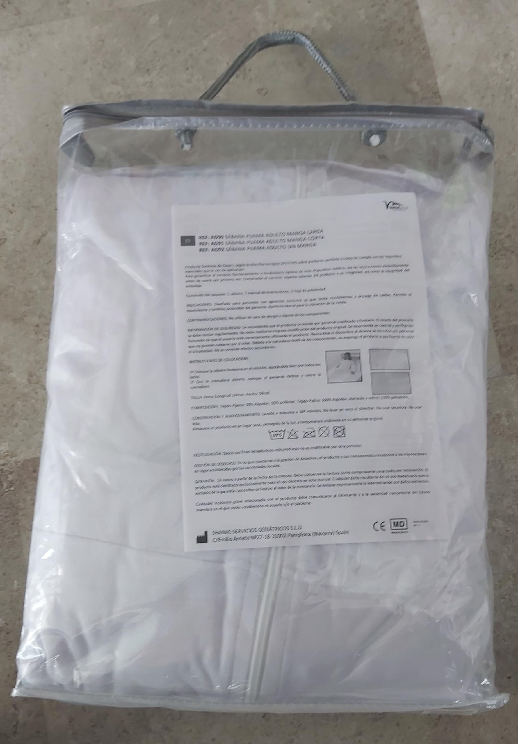 Sabana de sujecion para personas con demencia, manga corta, sabana fantasma, sabana antipañal, sistema de contencion de movimiento, cama de 90 cms