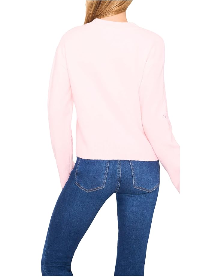 CeCe Lace Bow Crew Neck Sweater - #2 of 3