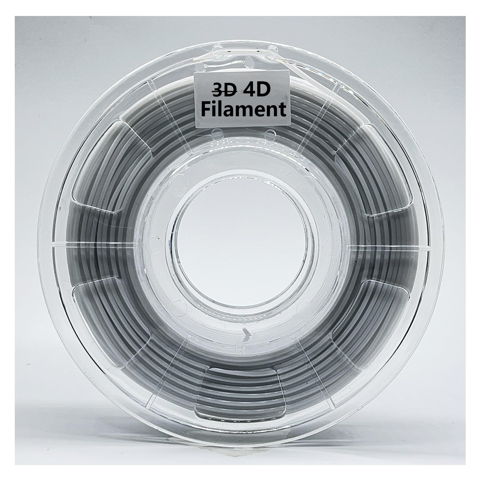 3D Printer Filament Shape Memory Function 4D Filament 1.75mm 250g Spool Suitable for FDM 3D Printer Dimensional Accuracy ±0.03mm Easy to Print (White)