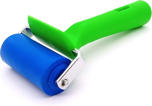 LifeGrip Rubber Brayer Roller - 2 inch/5 cm Wide for Anti Slip Installation