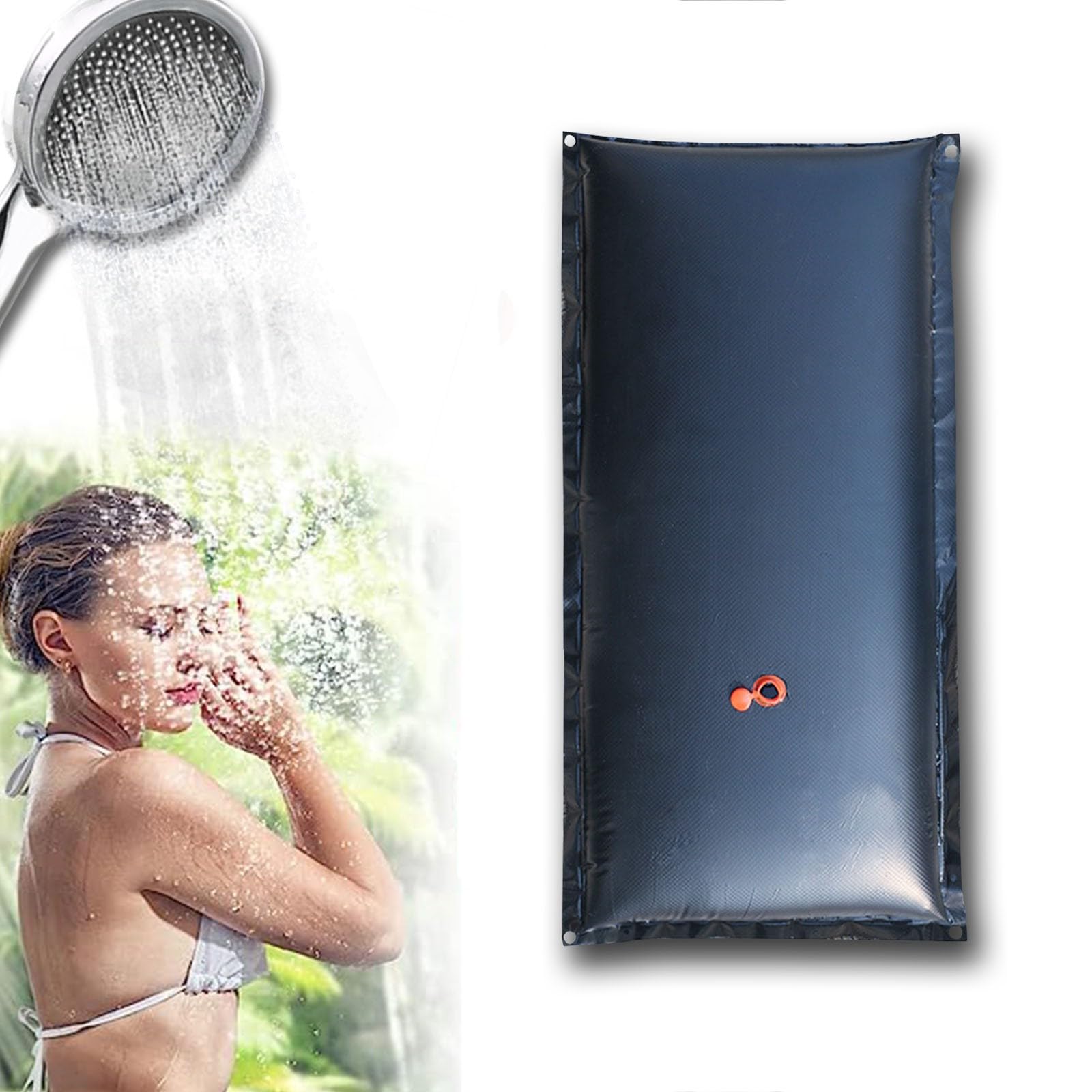 Ducha Solar para Acampar, Bolsa de Ducha Solar Garden Yard Bolsa de baño de vejiga de Agua de Gran Capacidad(Size:120cm)