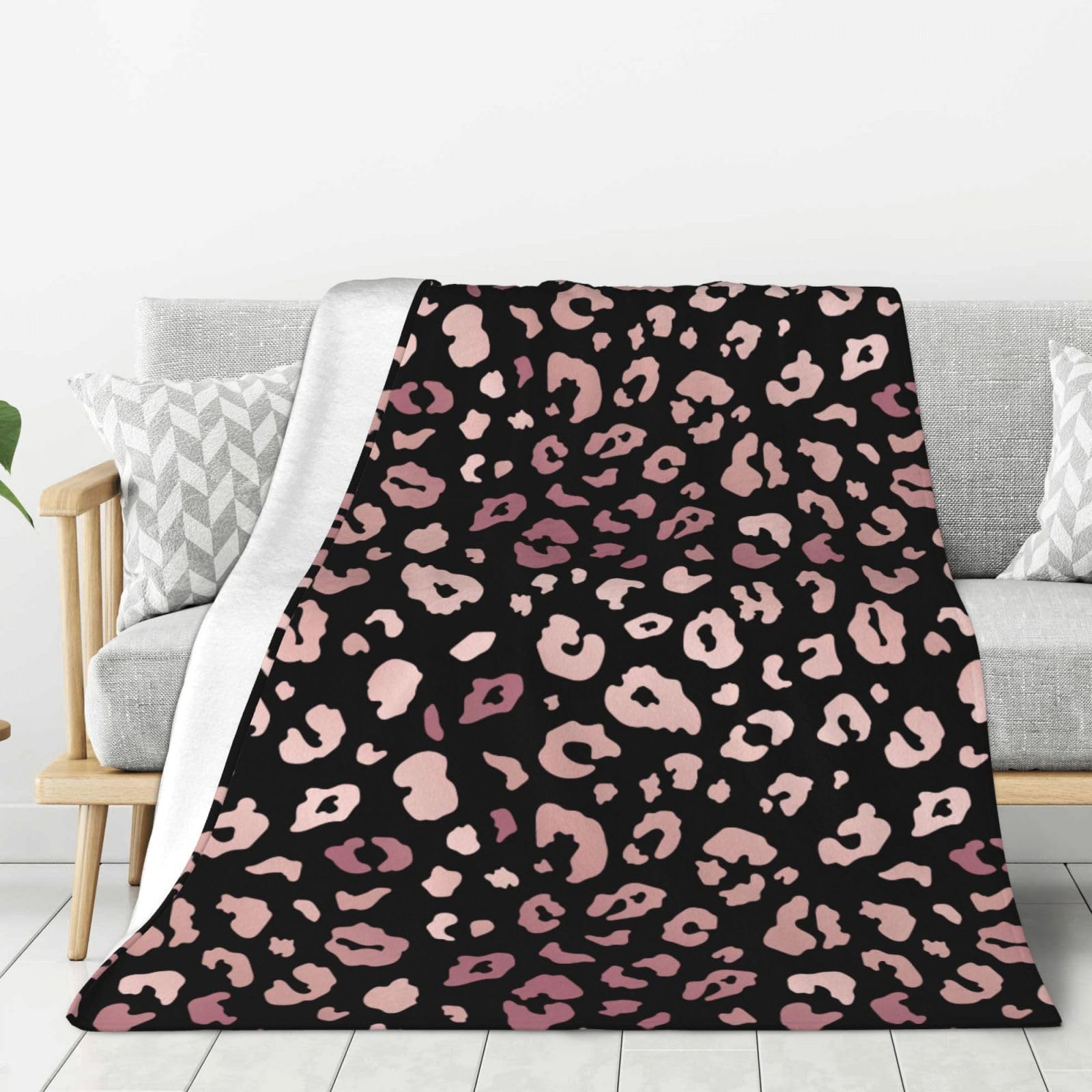 Couverture douce léopard en cadeau idéal pour homme et femme