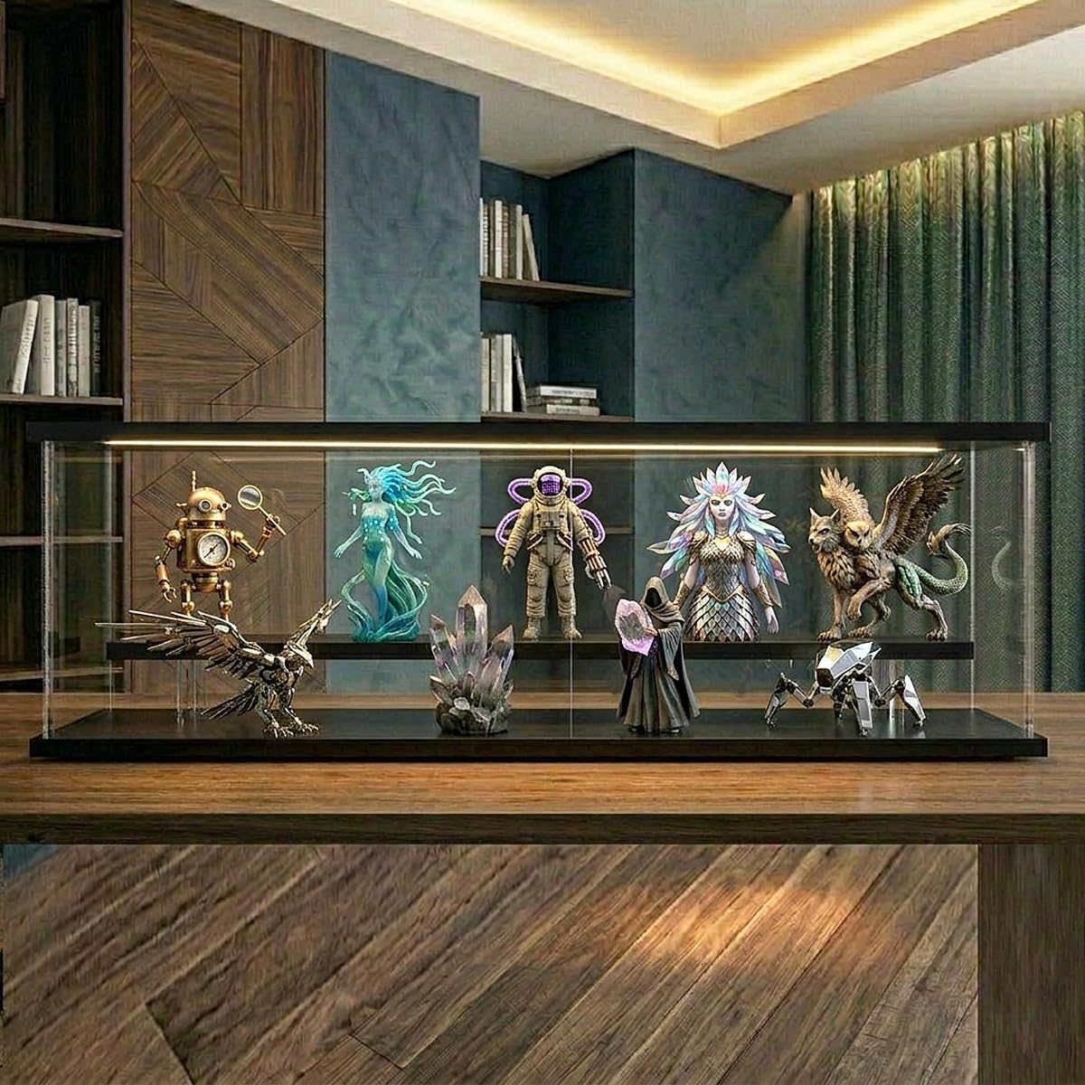 Amazon.co.jp: 【WNJAPAN】2段 コレクションケース アクリル 幅60cm