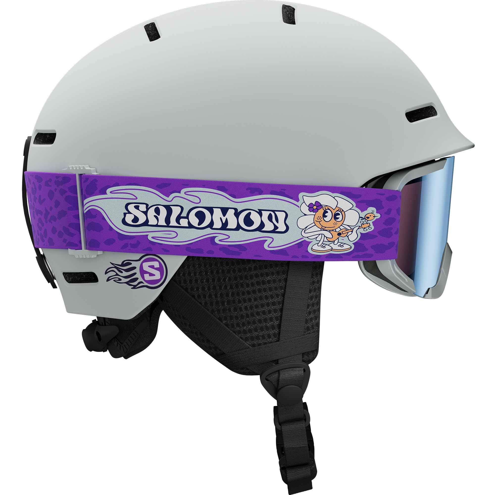 Salomon Player Combo Unisex Kids casque ultra léger avec masque ajusté Custom Dial - 6