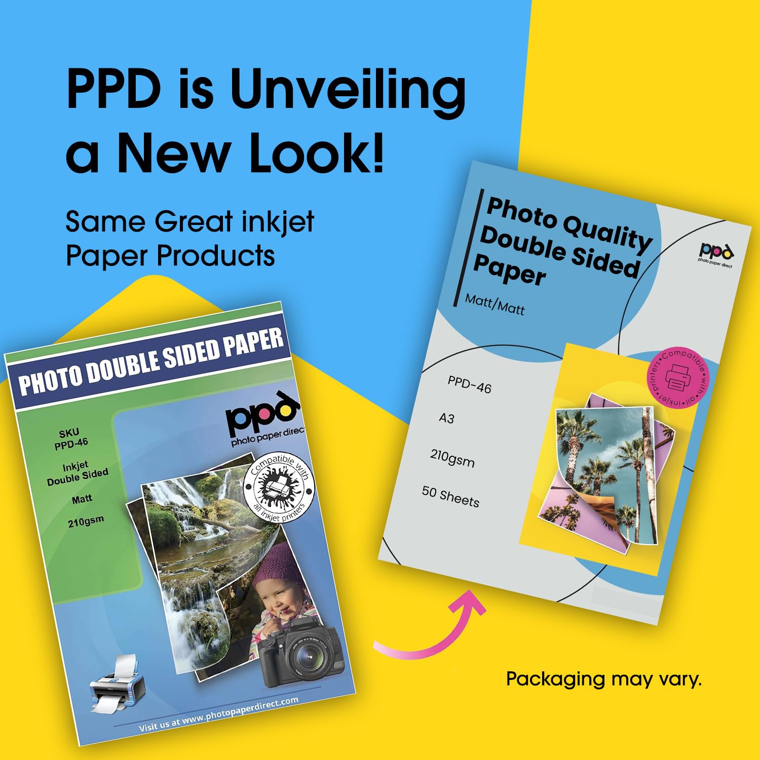 PPD A4 5 Fogli Di Carta Magnetica Lucida Per Stampanti A Getto D'Inchiostro Inkjet - PPD-31-5