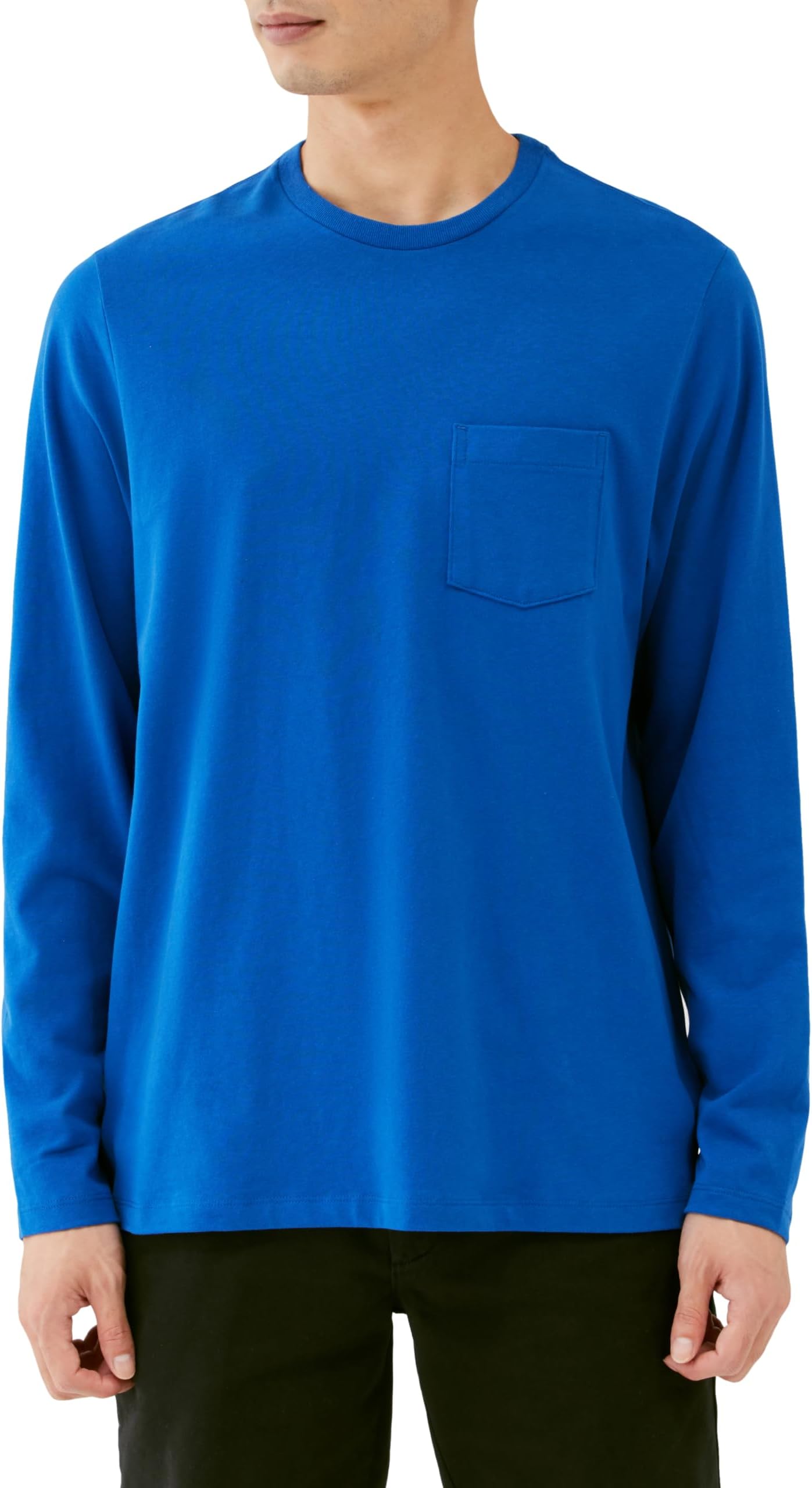 [Amazon Essentials] Tシャツ レギュラーフィット 長袖 メンズ