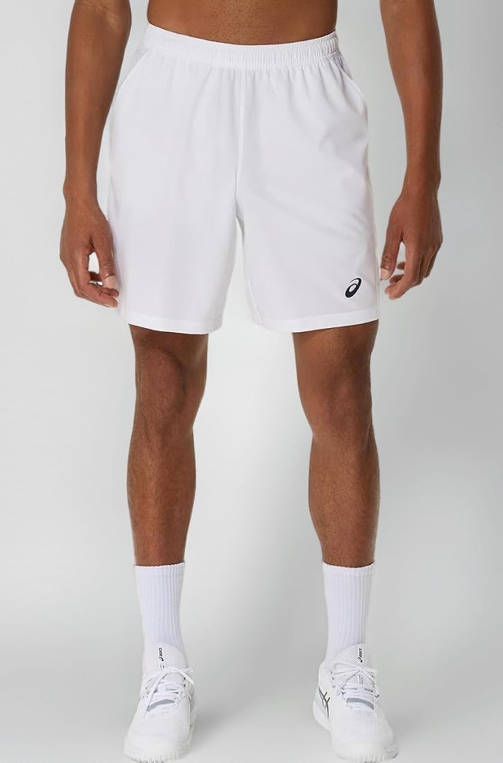 Buy ASICS Men's Shorts (2041A343.100_Brilliant White at Amazon.in