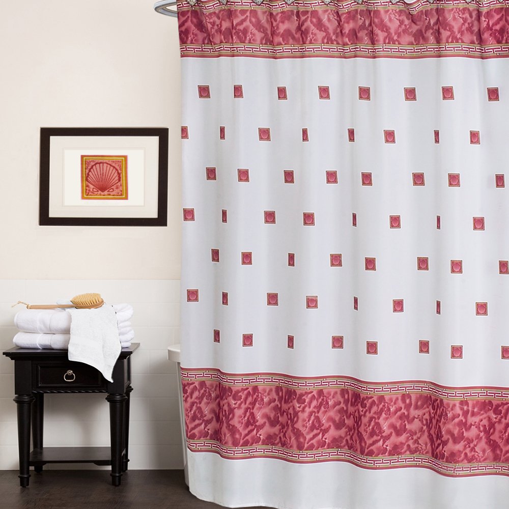 Sweet Home Collection Hotel Quality Shower Curtain 70" x 72" with