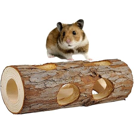 Amazon ハムスター玩具 ハムスター用おもちゃ 木製 小動物用おもちゃトンネル ペット用品 トンネル式 ハムスター用 モモンガ ハムスターおもちゃ 玩具 小動物歯磨き 空樹木幹歯を研削する ストレス解消 運動不足解消 安全 遊具 S 15cm Barberce おもちゃ 通販