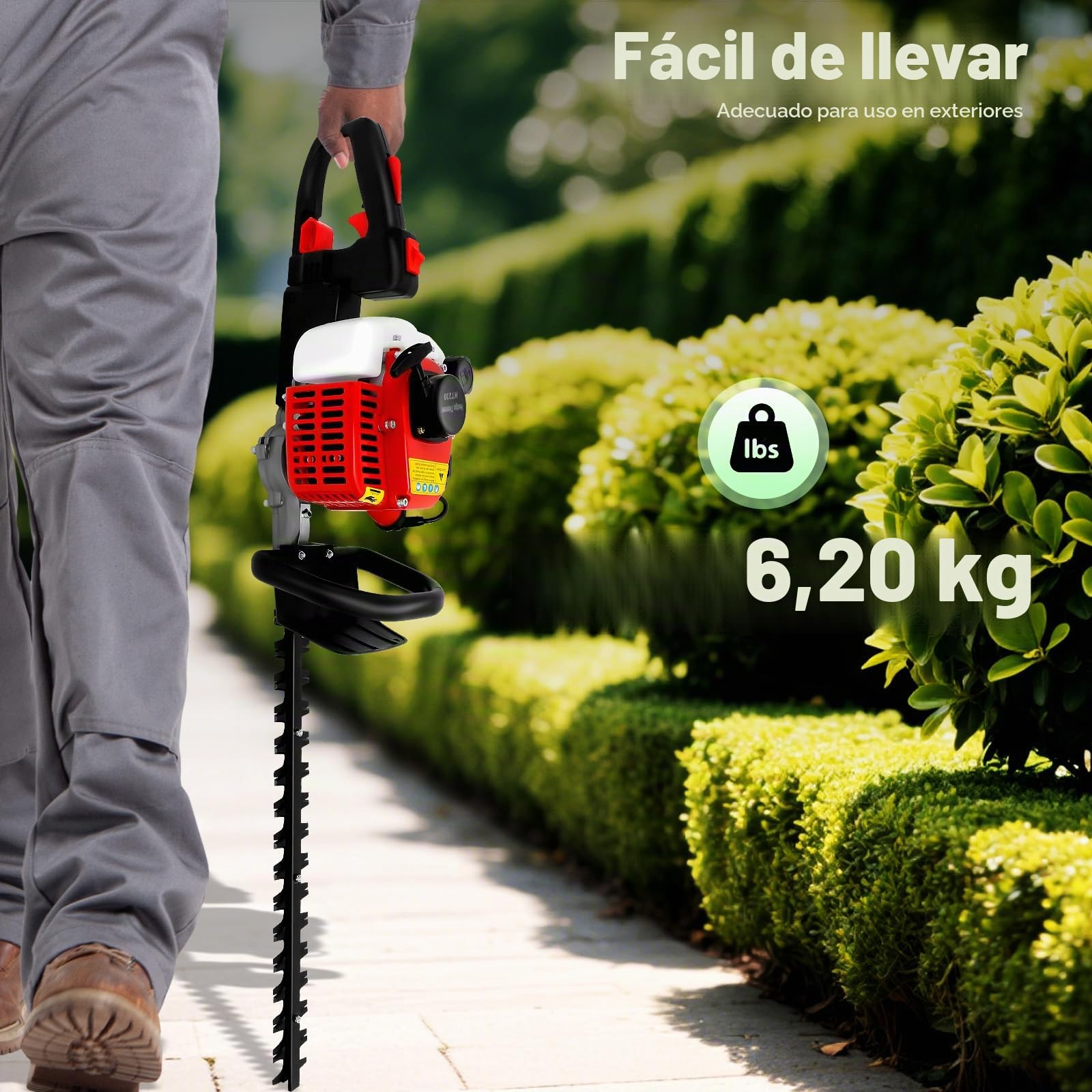 22.5CC Profi Gasolina Tijeras de Setas, Motor de 2 Tiempos 1,25CV Tijeras de Setas de Motor, Tijeras de Jardín para Setas, Tijeras de Setas, Para el Podado de Setas, Arbustos y Plantas