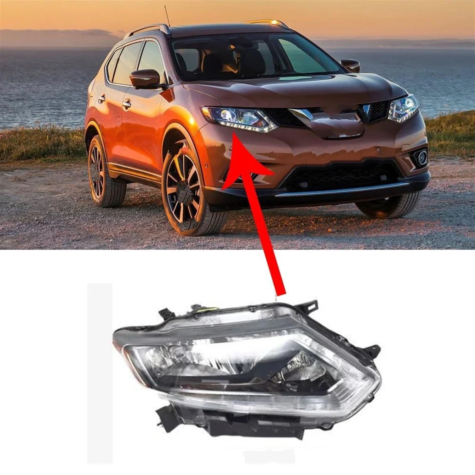 現行モデル T32 エクストレイル LED プロジェクター フルセット!