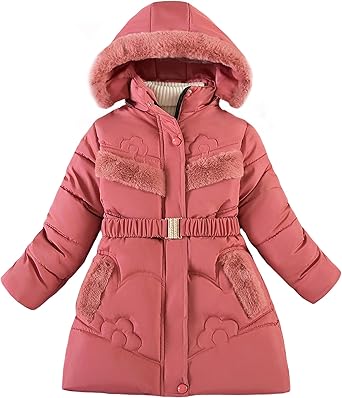 XUNRYAN Anteaux D'hiver Pour Fees - Doudoune Chaude Atelassée épaisse Anorak à Capuche En