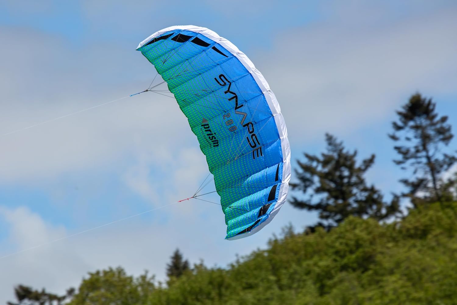 Prism Kite Technology Synapse Dual-line Parafoil Kite - an Ideal Entry Level Kite for Kids and Adults to Dual-line Kiting - Synapse 200, Coastal