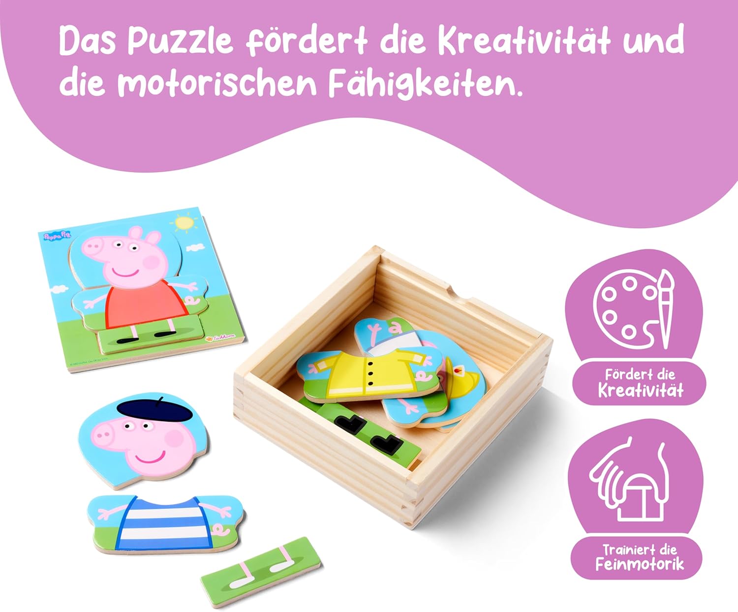 Peppa Pig Umziehpuzzle