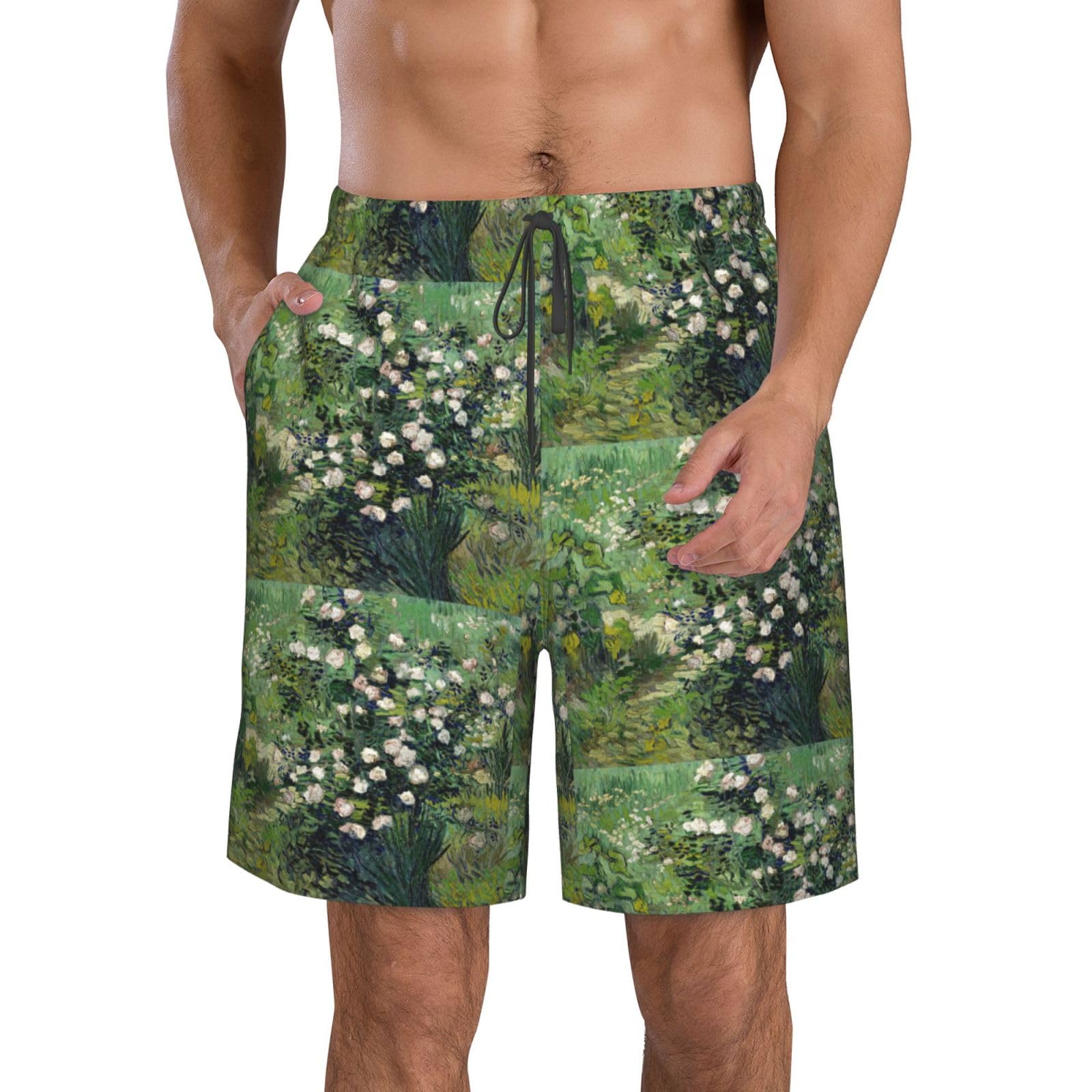 Pantalones hawaianos de surf CHAbu de secado rápido con forro de malla 8