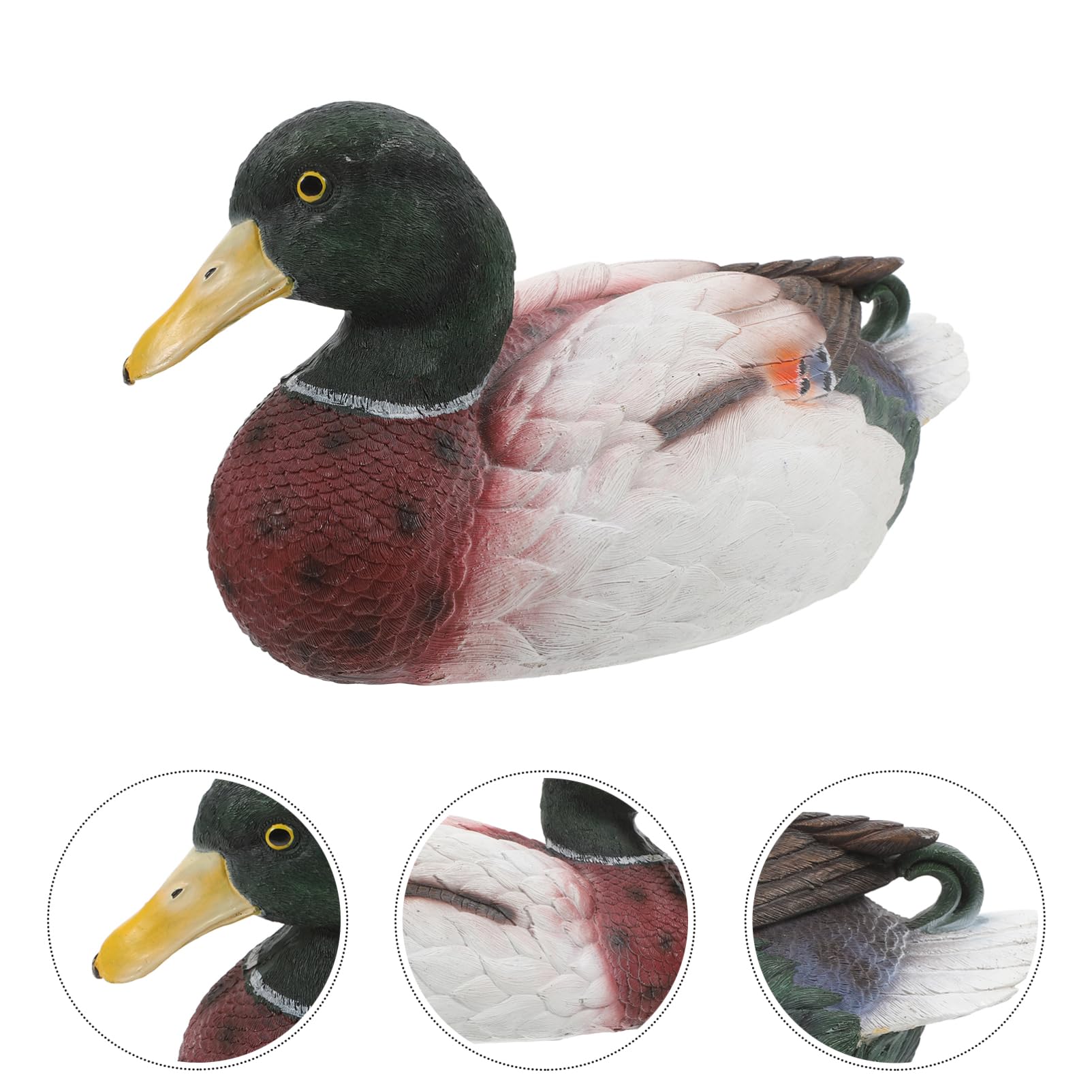 TOYANDONA Anatre Galleggianti in Per Statuette Di Piccoli Animali Da Galleggianti Per Piscine e Giochi d Decorazioni Da Esterno Per Cortile e