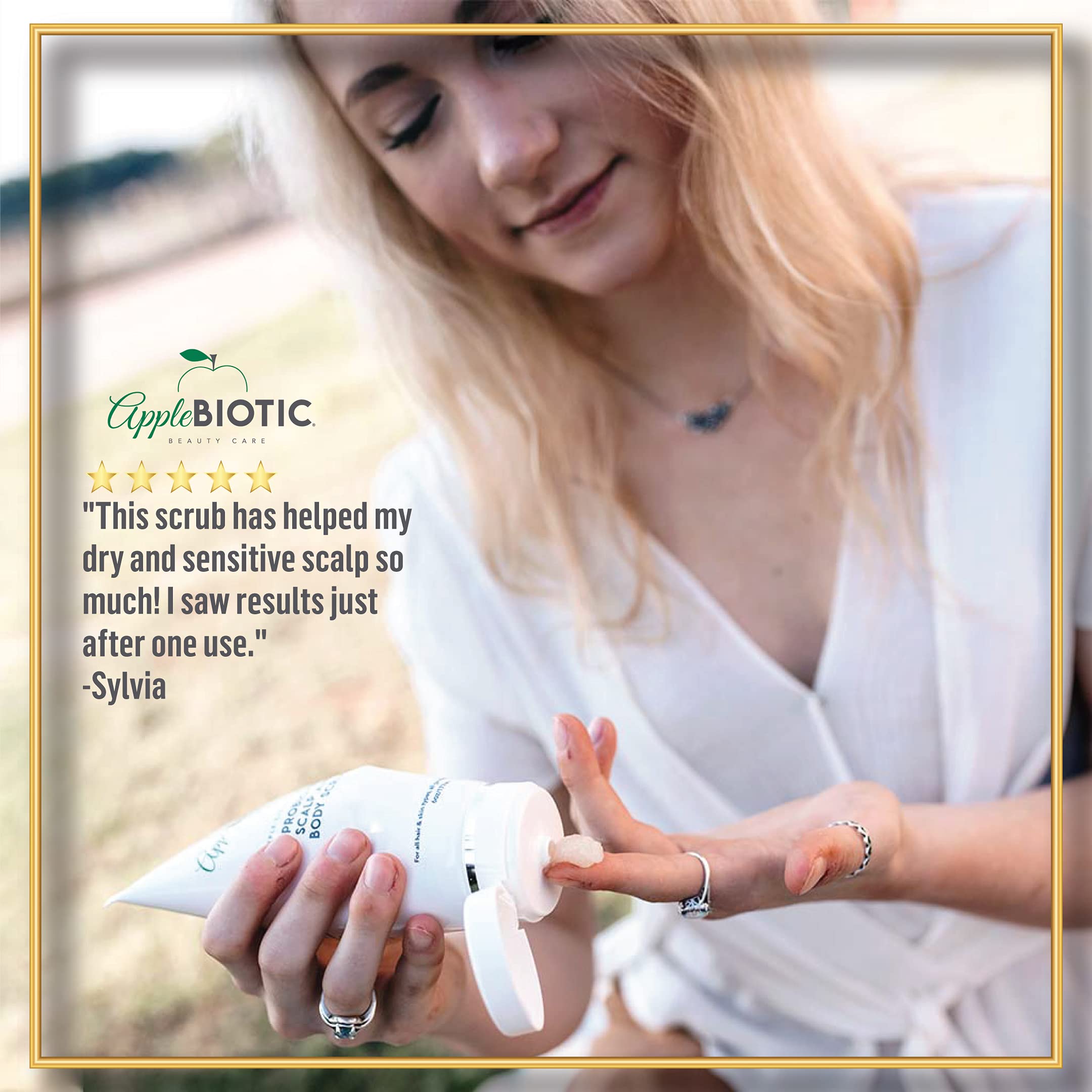 Apple Cider Vinegar Scalp Scrub Exfoliating Scalp Treatment with