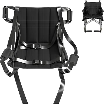 Patient Lift Transfer Belt for Wheelchair to Car/Bed, Emergency Evacuation Chair Stair Lift Assist pad, Portable Home Slide Board Sling Seat Cushion for Transferring Elderly and Disabled People.