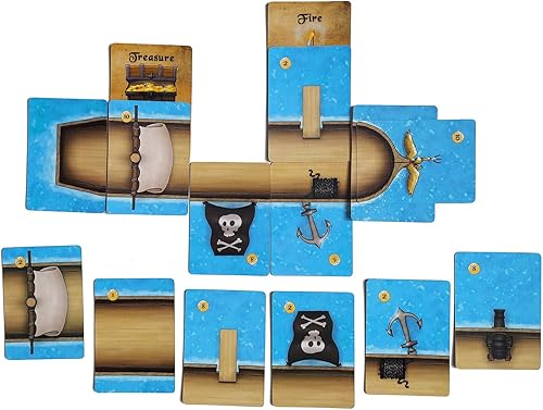 Miniatura 8 de YARR HARR! by Skill Board Games - Juego de cartas de estrategia ligera, barco pirata para niños y adultos, ideal para noche de juego familiar, 2-6