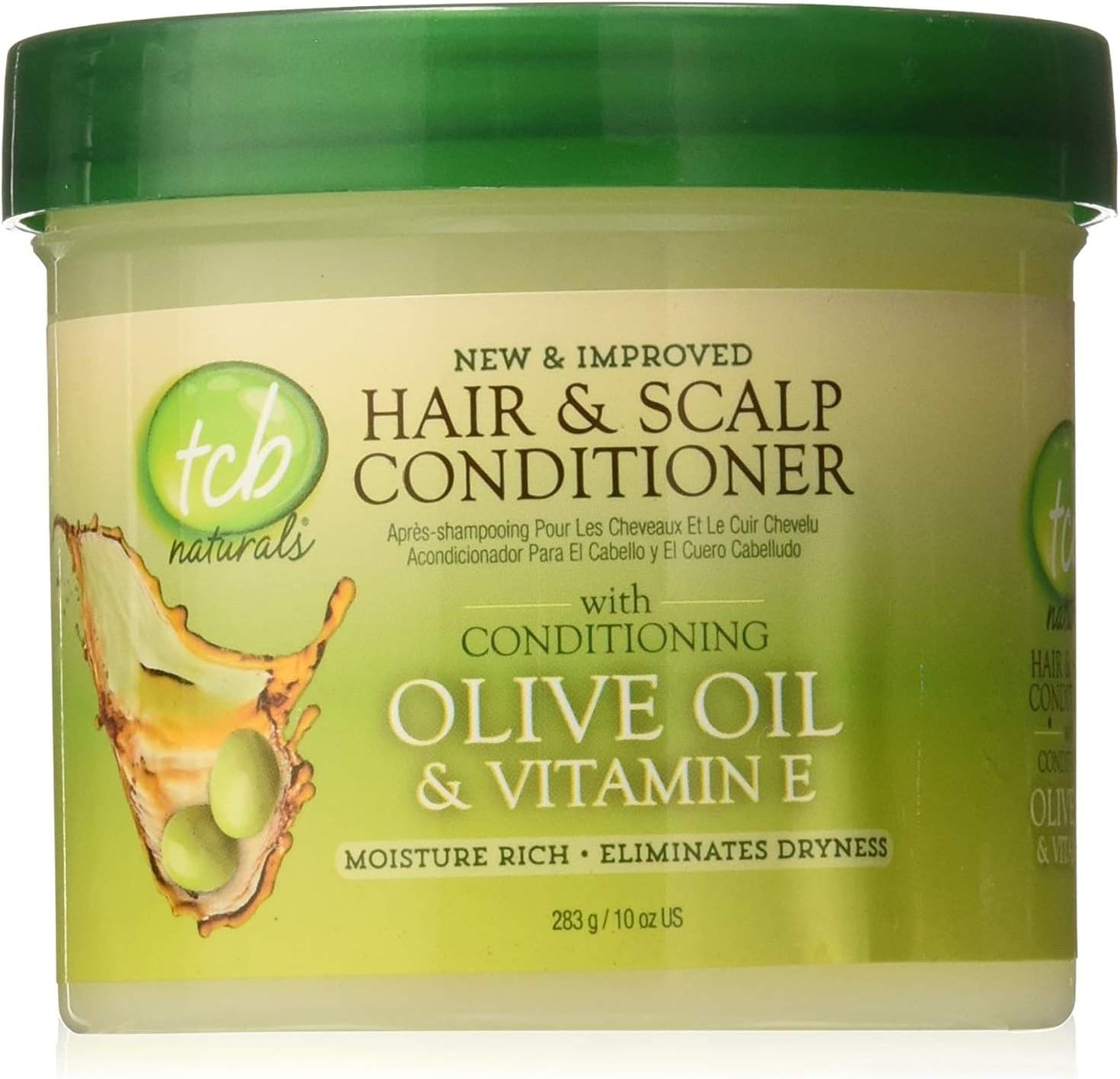 TcbNaturals Hair & Scalp Conditioner With Olive Oil & Vitam 10 Oz,Pack of 24