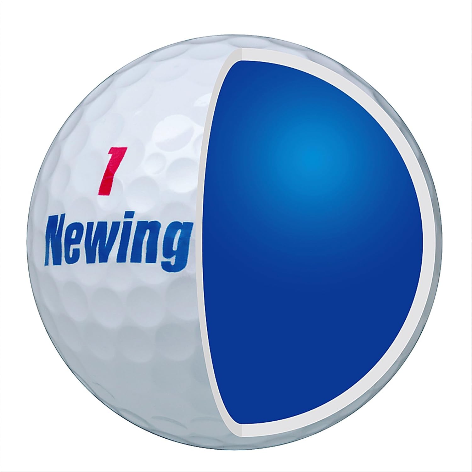 Bridgestone Newing Golf Ball, Super Soft Feel, Unisex, Gradient Softcore