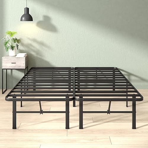 Zinus Rumi 14in Queen Metal Bed Frame, Quick Assembly SmartBase®