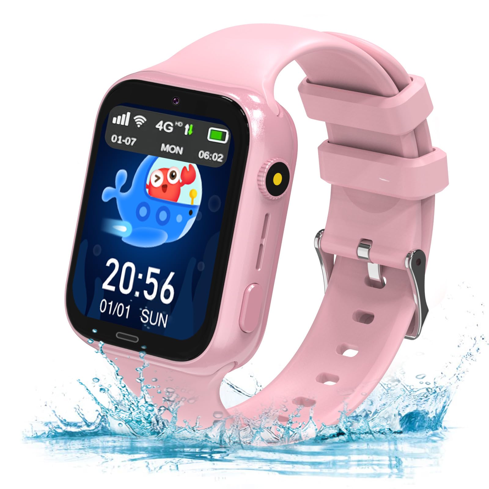 Montre Connectée Gps Pour Enfants Montre Intelligente 4G Pour