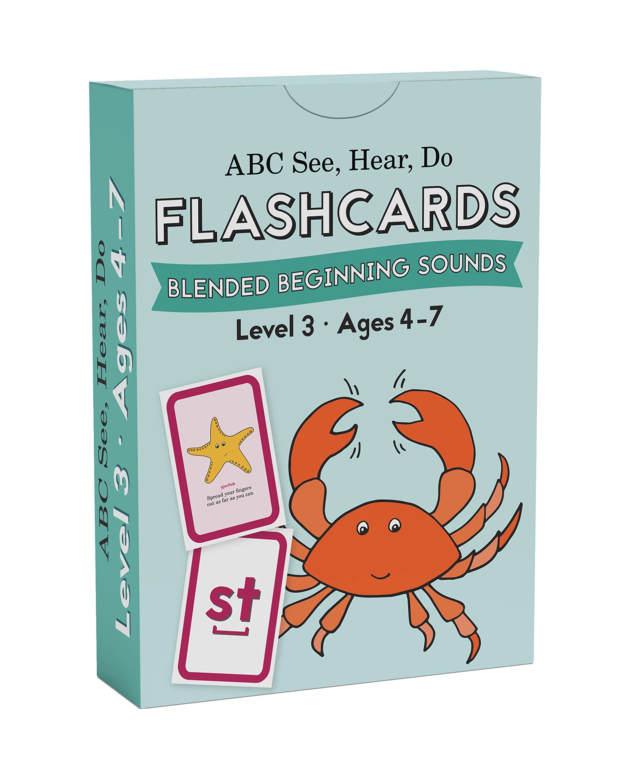 ABC See, Hear, Do Flashcards: Blended Beginning Sounds Level 3